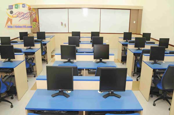 Lớp học tin văn phòng thực tế tại thái nguyên T6
